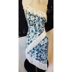 Majorelle SM “Serena” White Riviera Midi Dress